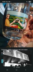 rare guinness pint glass