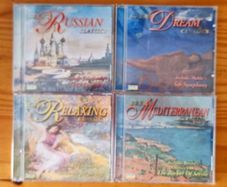 4 CD's Great Relaxing Classics / Russian classics / Dream classics / Mediterranean classics. VG condition.