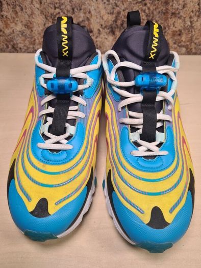 mens NIKE AIR MAX 270 REACT ENG Laser Blue watermelon trainers runners Size UK 9 EU 44 2019