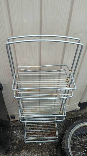 bathroom rack