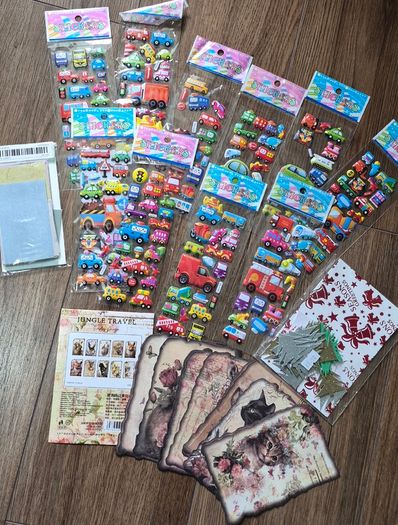 Job lot Toppers, Sentiments and Decoupage