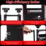 Manual & Drill-Powered Wire Stripping Machine, 3-17mm Copper Cable Wire Stripper, 6 Adjustable Feed Holes,3/5/7/9/12/17mm,Alloy Steel Blades for DIY Scrap Recycling,Single Multi-Core Image 2
