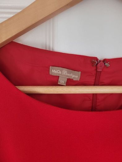Stunning Peplum tailored red dress
