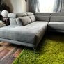 L right facing sofa grey fabric Image 5