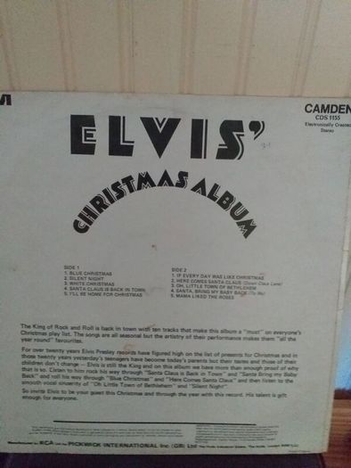 The King. Elvis Presley.