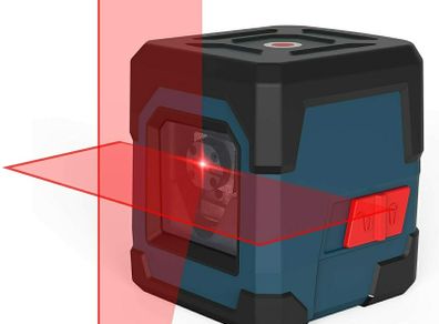 Laser Level, Self-leveling Horizontal and Vertical Cross Line Laser with Magnetic Mount Base and Carrying Pouch, USB Cable Included