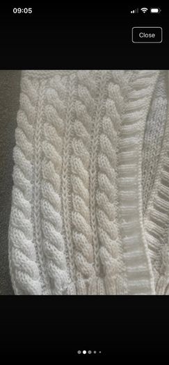 hand knitted cardigan
