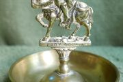 Vintage Lady Godiva Naked Lady Coventry Brass Ornament.