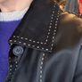 Beautiful Leather Trench Coat Image 4