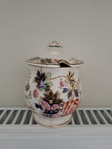 1920s Mason's Ironstone China Jam Pot