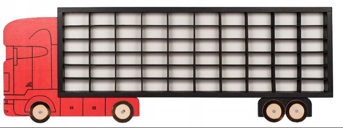 Cabinet Display Shelf Truck Kids Storage Collectibles