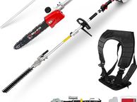 main image for ad BU-KO 52cc Long Reach Petrol Hedge Trimmer and Pruner Saw with 75cm Extension Pole, Ultimate Garden Tool for Precision Cutting, Trim Hedges and Prune with Ease