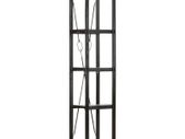 5-Tier Bookcase Black 40x30x180 cm Solid Mango Wood