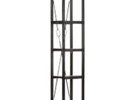 main image for ad 5-Tier Bookcase Black 40x30x180 cm Solid Mango Wood