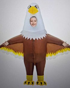 Inflatable Bald Eagle costume - perfect condition
