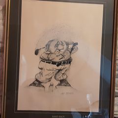 three garry Patterson golfing pictures