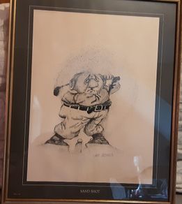 three garry Patterson golfing pictures