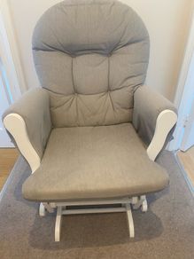 Rocking chair with footstool- very good condition