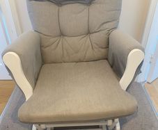 Rocking chair with footstool- very good condition