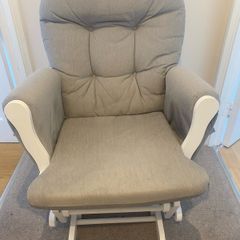 Rocking chair with footstool- very good condition