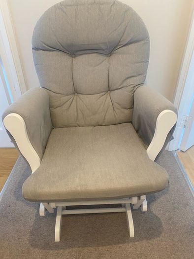 Rocking chair with footstool- very good condition