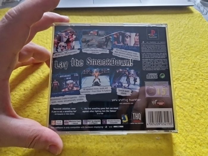 WF SmackDown PlayStation1 Ps1 PlayStation2 Ps2 games Original