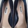 DUNE Navy Round Toe High Heels Sz 41 (Fit 8-8.5UK) Image 2