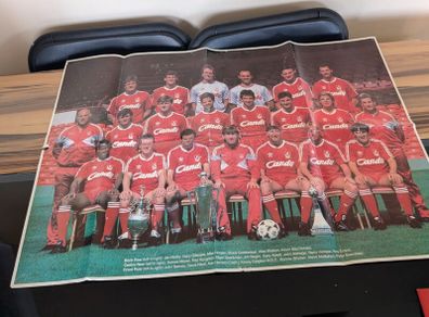 Vintage Football Memorabilia Collection  Signed Liverpool  Ireland Items, 1980s2000s