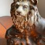2 antique mantel piece lions Image 2