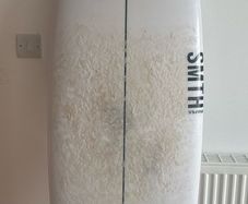 Smth Shapes 6ft2 Humanoid, 37L with fins, leash, cover