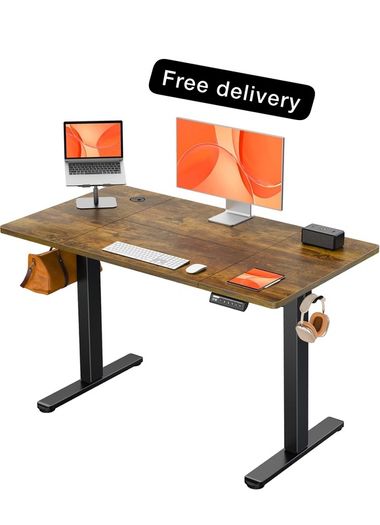 Electric Standing Desk Height Adjustable 120 x 60cm,