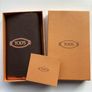TODS Wallet Leather Foldover  Orange NEW Image 6