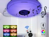60W Smart LED Ceiling Light Lamp RGB Bluetooth Music Speaker Dimmable APP Remote