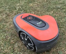 Flymo EasiLife 250 GO Robotic Lawn Mower and house