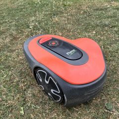 Flymo EasiLife 250 GO Robotic Lawn Mower and house