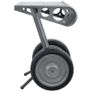 Side Table with Wheels Design Silver and Black 53x40x60 cm Iron Image 5