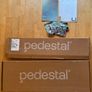 Pedestal Bendy Tall TV Stand Image 5