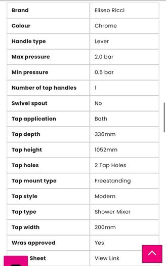 Freestanding Bath tap