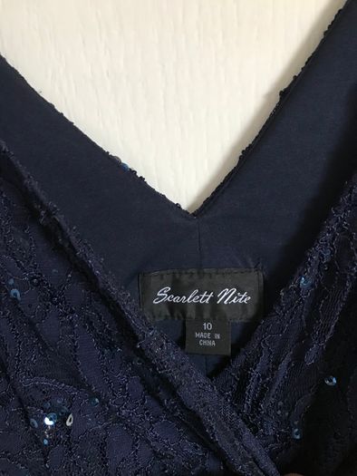 Scarlett Nite Ladies navy dress size 14
