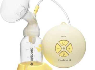 Medela Swing Electrical Breast Pump with accessories