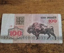 Belarus, 100 Rubles banknote, 1992, circulated - free standard postage