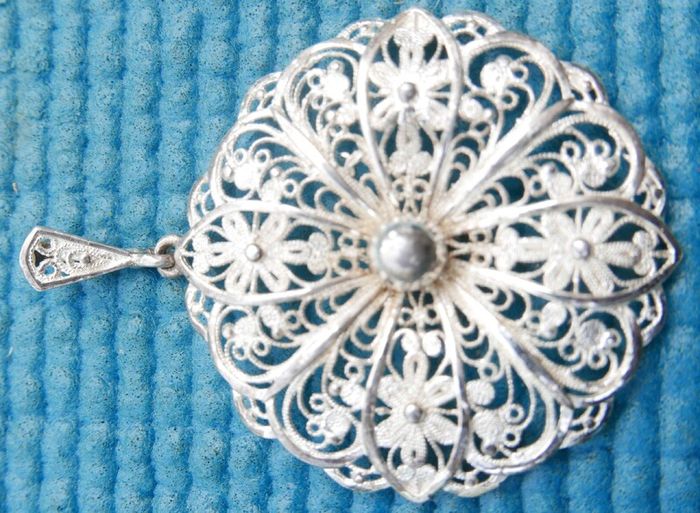 Antique Sterling Silver 925 Pendant 6,23g