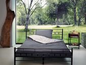Double metal bed frame