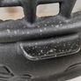 Fire Front Fret Grate Matt Black Cast Heavy Iron Medieval Spiked Fireplace Image 10