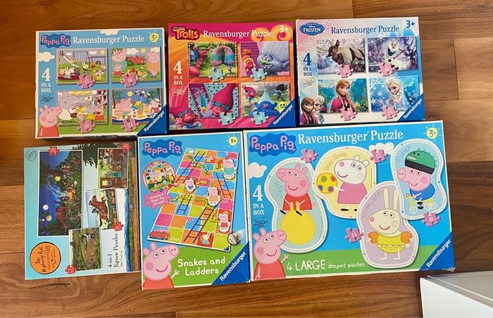 Bundle of puzzles for 3+ years old