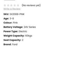 24v kids ford