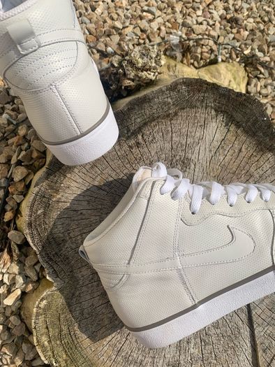 Get Deadstock Leather Nike Dunk High