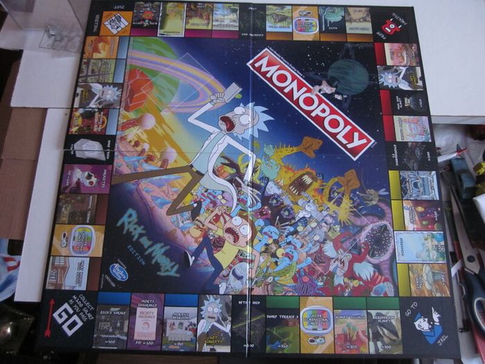 Monopoly Rick and Morty Board Game
