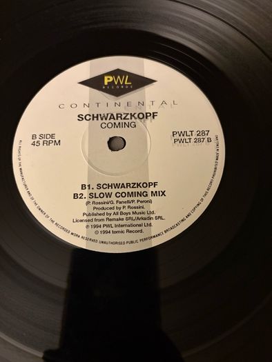 Schwarzkopf Coming 1994 UK 12 inch Vinyl