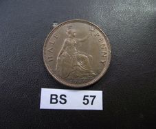 1936 Great Britain. George V. Half Penny. Nice Condition!